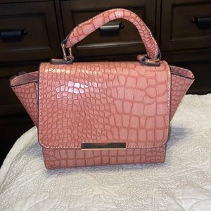 Pink Purse Brand new with tags, Alligator print/style